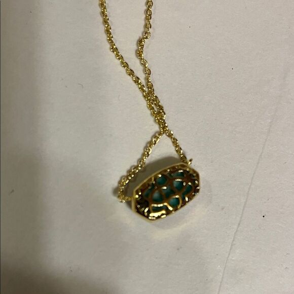 Kendra Scott Gold and Turquoise Necklace Duo - Picture 5 of 8